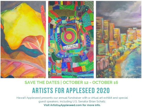 8th Annual Artists For Appleseed Art Show - Online - October 12 - 31, 2020
