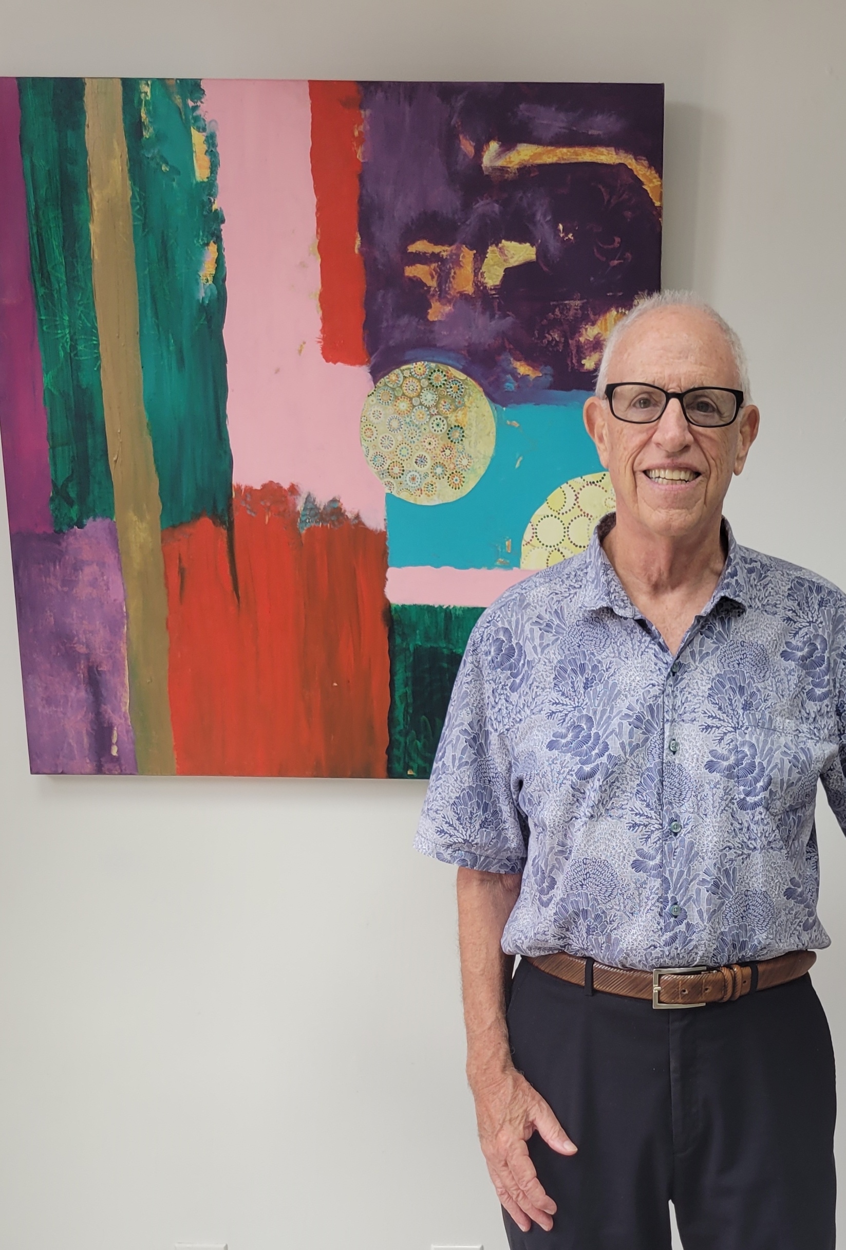 Frank Oliva at the Downtown Art Center in Honolulu on May 18, 2023